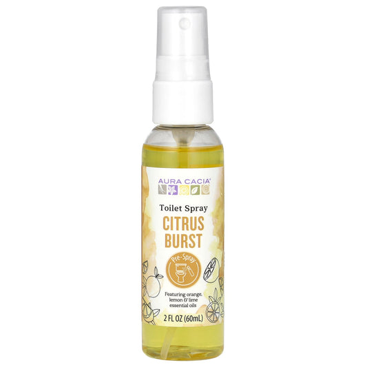 Aura Cacia, Toilet Spray, Citrus Burst, 2 fl oz (60 ml)