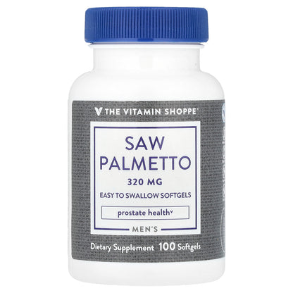 The Vitamin Shoppe, Men's Saw Palmetto, 320 mg, 100 Softgels