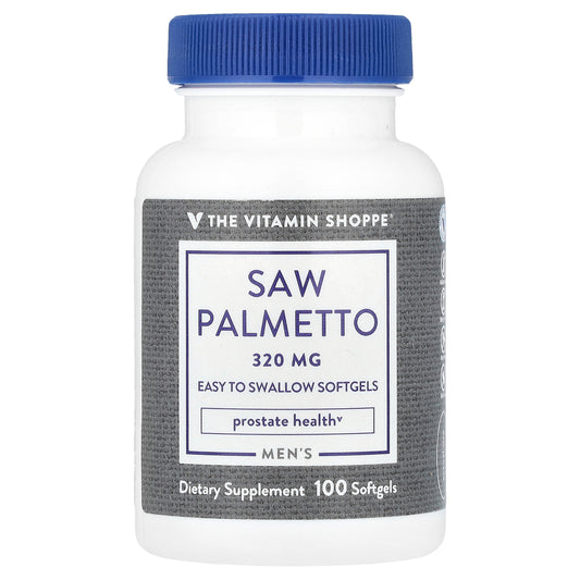 The Vitamin Shoppe, Men's Saw Palmetto, 320 mg, 100 Softgels