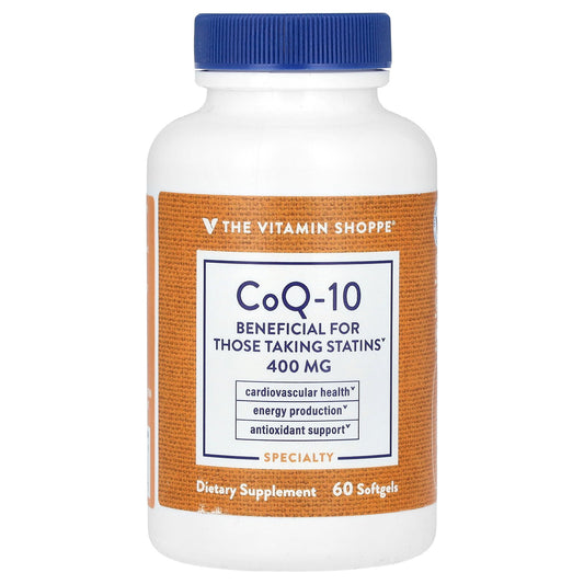 The Vitamin Shoppe, CoQ-10, 400 mg, 60 Softgels