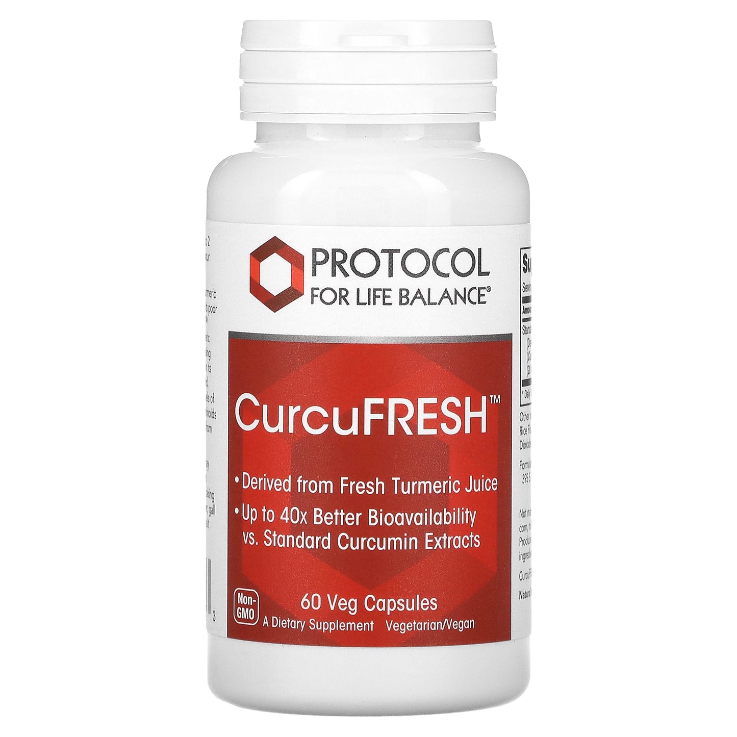 Protocol for Life Balance, CurcuFRESH, 60 Veg Capsules