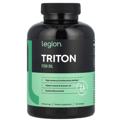 Legion Athletics, Triton Fish Oil, 120 Softgels