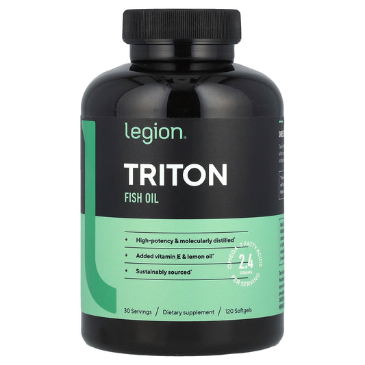 Legion Athletics, Triton Fish Oil, 120 Softgels