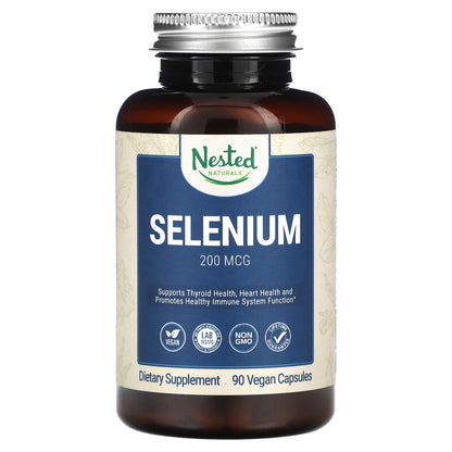 Nested Naturals, Selenium, 200 mcg, 90 Vegan Capsules