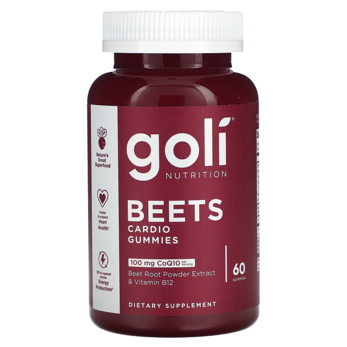 Goli Nutrition, Beets Cardio Gummies, 60 Gummies