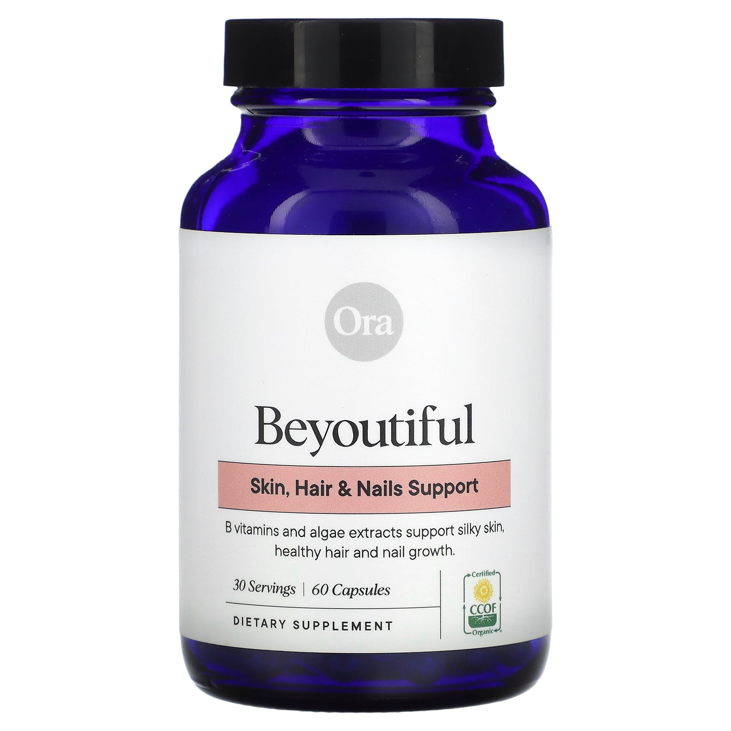 Ora, Beyoutiful, Skin, Hair & Nails Support, 60 Capsules