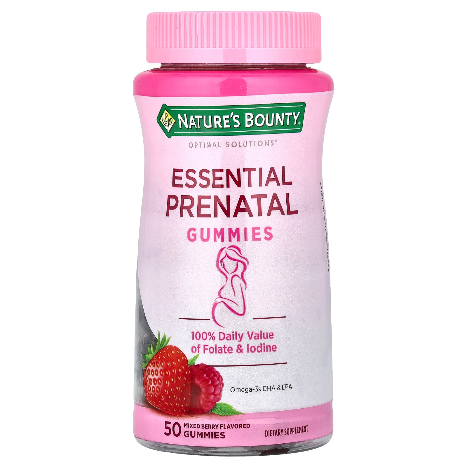 Nature's Bounty, Essential Prenatal Gummies, Mixed Berry, 50 Gummies