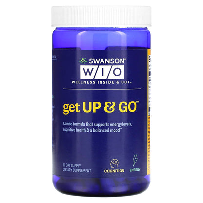 Swanson WIO, Get Up & Go, 60 Vegetarian Capsules