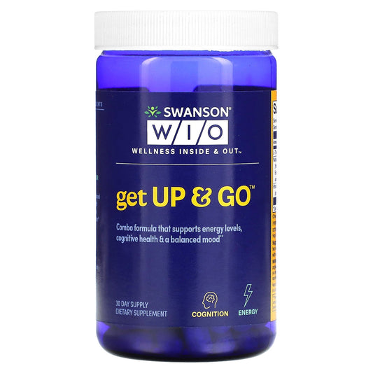 Swanson WIO, Get Up & Go, 60 Vegetarian Capsules