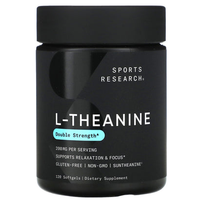 Sports Research, L-Theanine, 200 mg, 120 Softgels