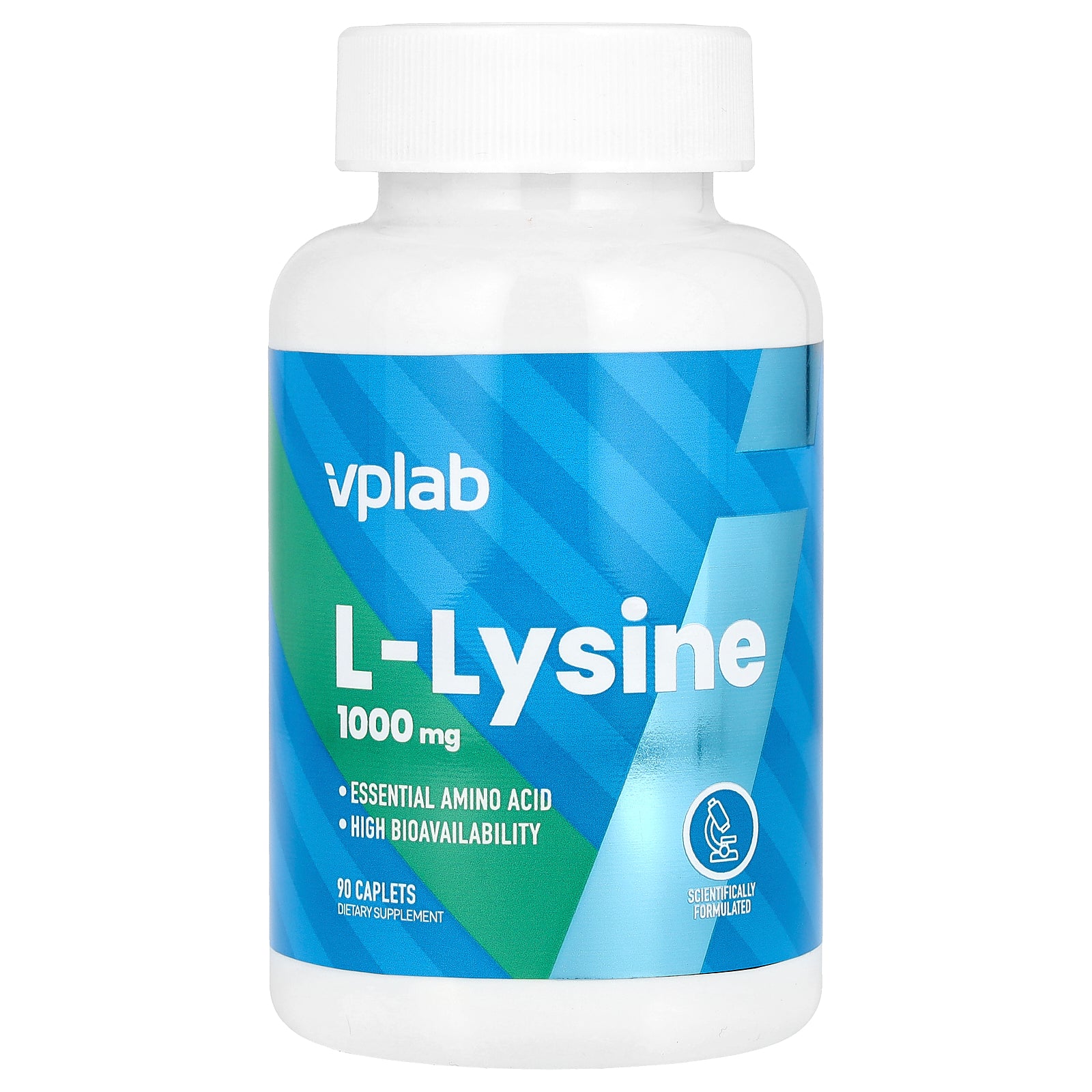 Vplab, L-Lysine, 1,000 mg, 90 Caplets