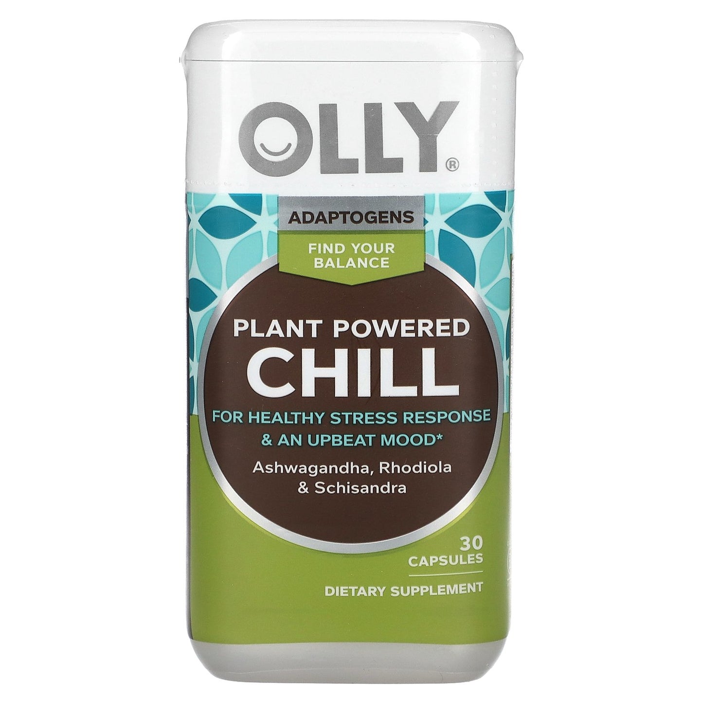 OLLY, Plant Powered Chill, 30 Capsules