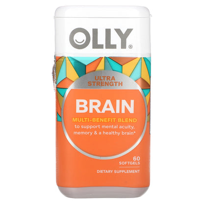 OLLY, Brain, Ultra Strength, 60 Softgels