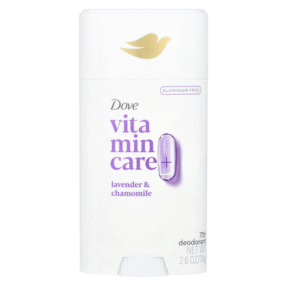 Dove, Vitamin Care+ Deodorant, Lavender & Chamomile, 2.6 oz (74 g)