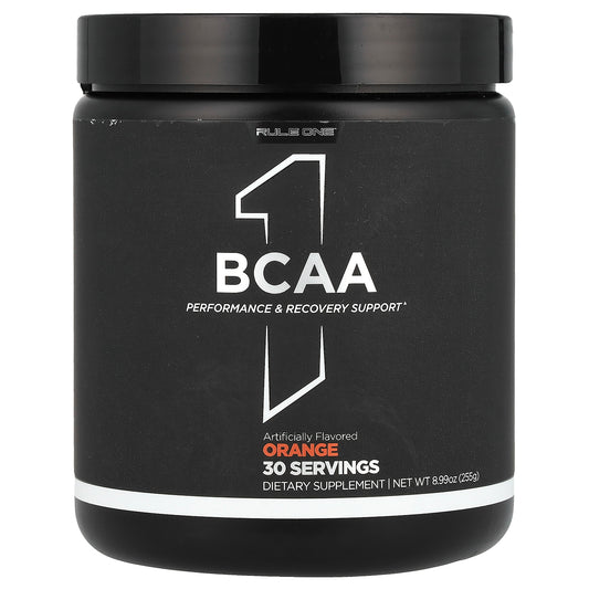 Rule One Proteins, BCAA, Orange, 8.99 oz (255 g)