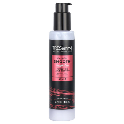 TRESemmé, Keratin Smooth Weightless Perfecting Leave-in Lotion, 5.7 fl oz (168 ml)