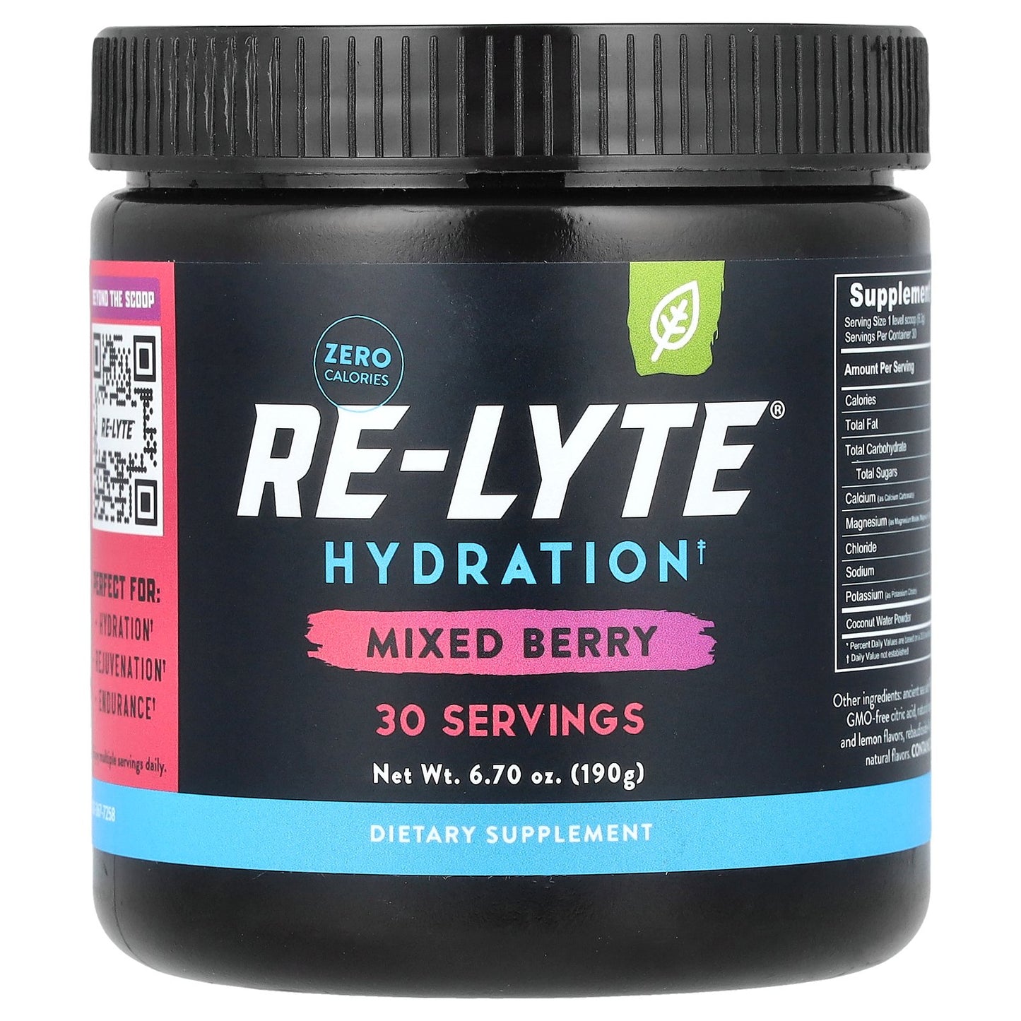 Redmond Trading Company, Re-Lyte® Hydration, Mixed Berry, 6.7 oz (190 g)