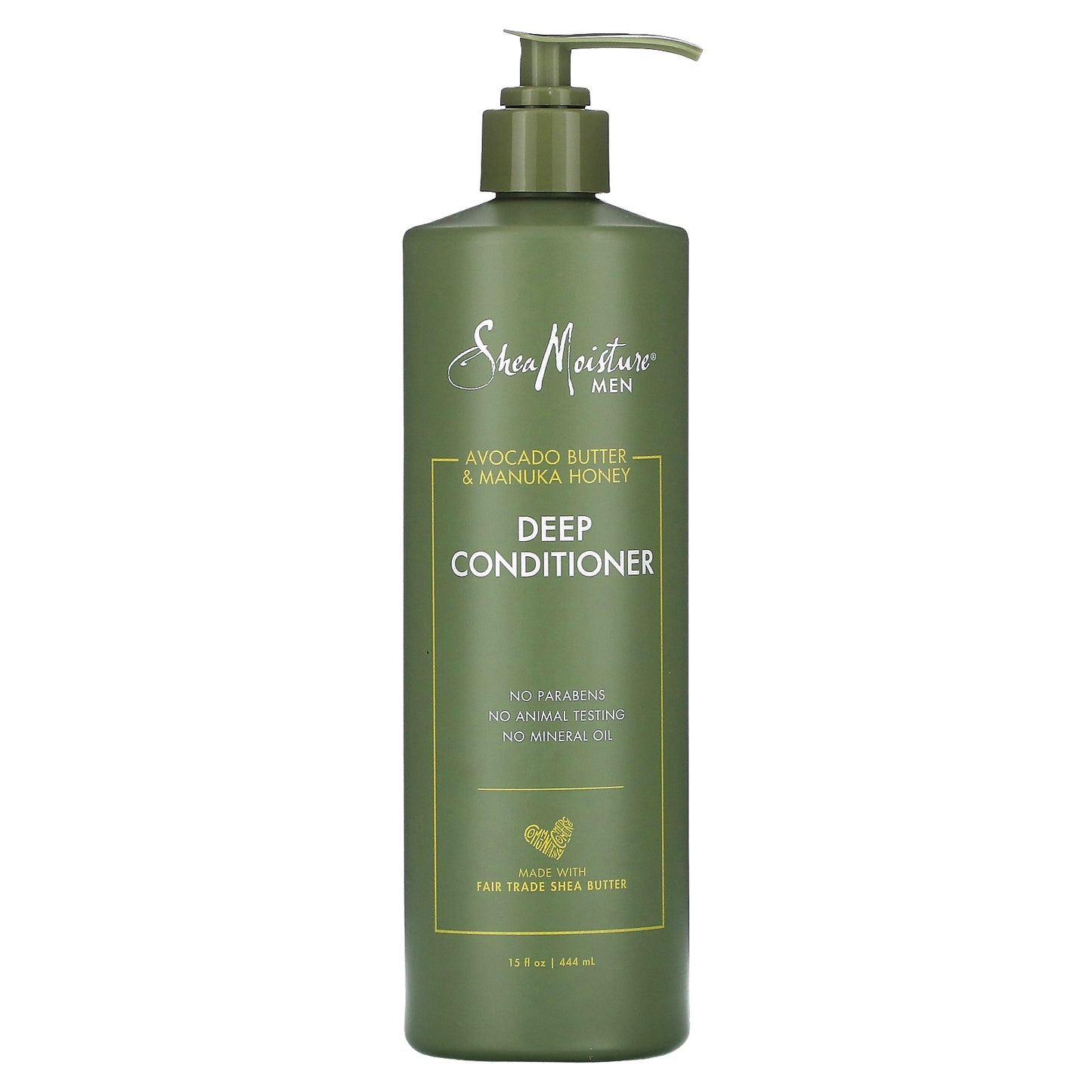 SheaMoisture, Men, Deep Conditioner, Avocado Butter & Manuka Honey , 15 fl oz (444 ml)