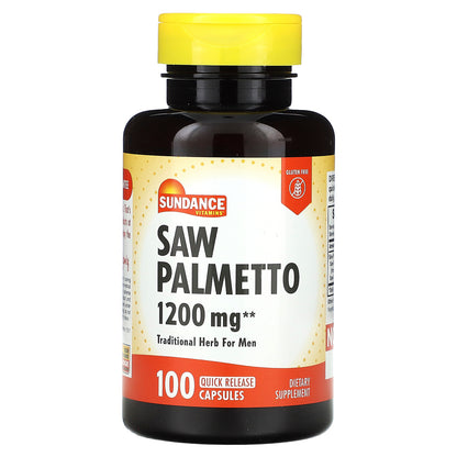 Sundance Vitamins, Saw Palmetto, 1,200 mg, 100 Quick Release Capsules