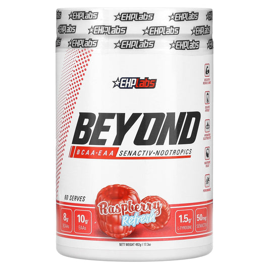 EHPlabs, Beyond, BCAA + EAA, Raspberry Refresh, 17.3 oz (492 g)