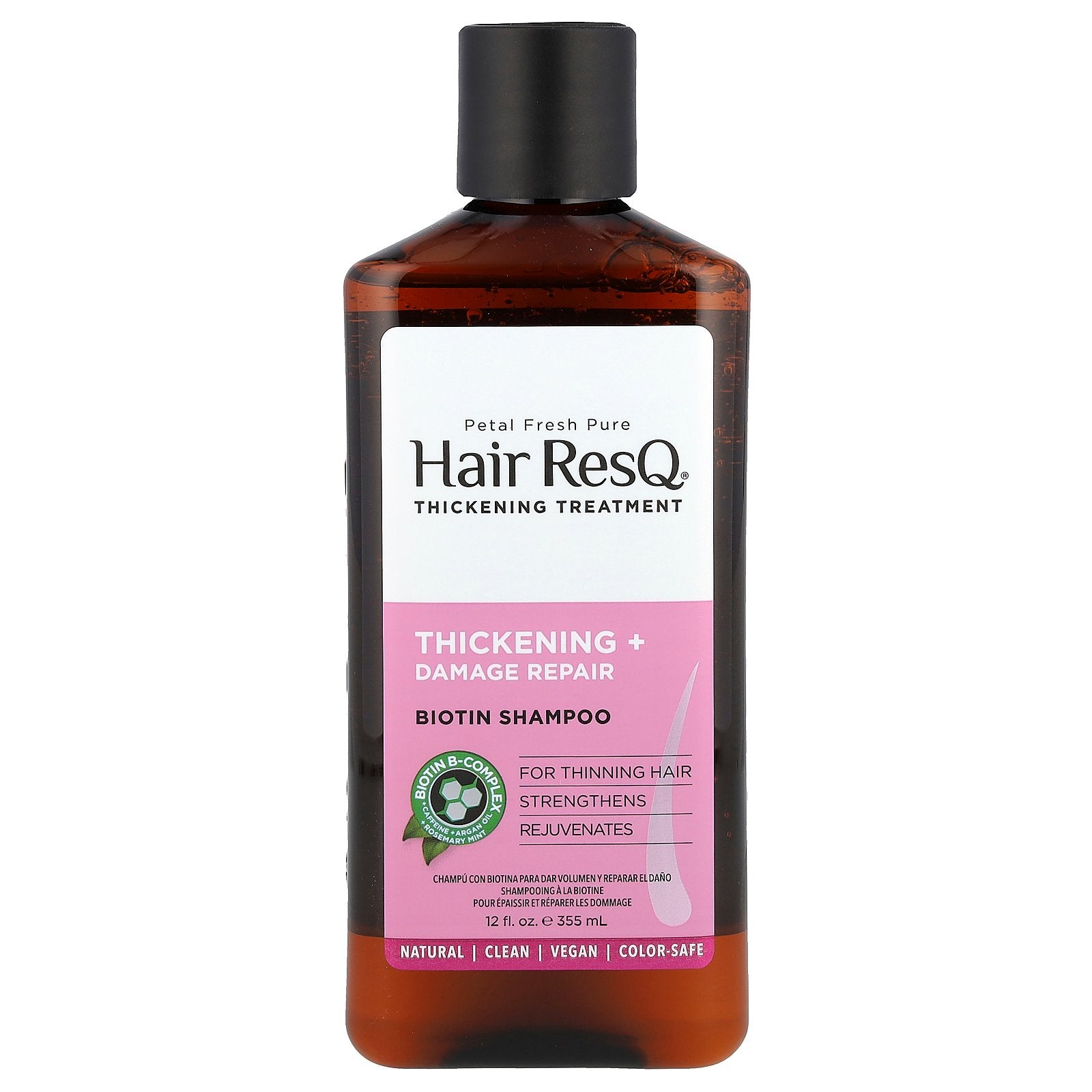 Petal Fresh, Hair ResQ®, Biotin Shampoo, Thickening + Damage Repair, 12 fl oz (355 ml)