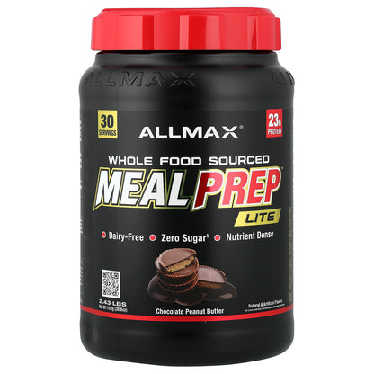 ALLMAX, Meal Prep™ Lite, Chocolate Peanut Butter, 2.43 lbs (38.8 oz)