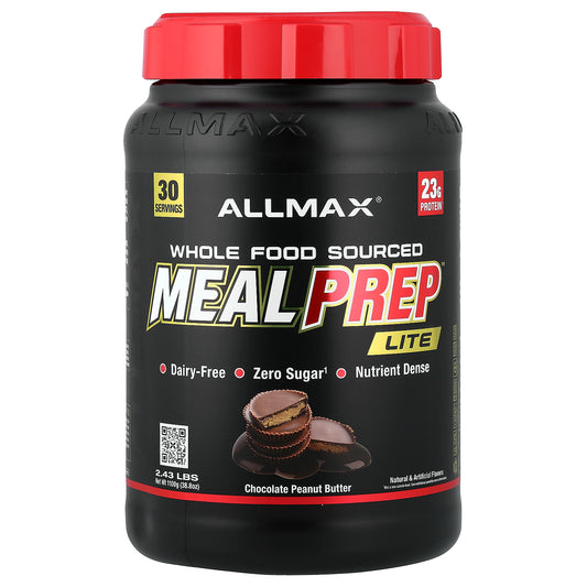 ALLMAX, Meal Prep™ Lite, Chocolate Peanut Butter, 2.43 lbs (38.8 oz)