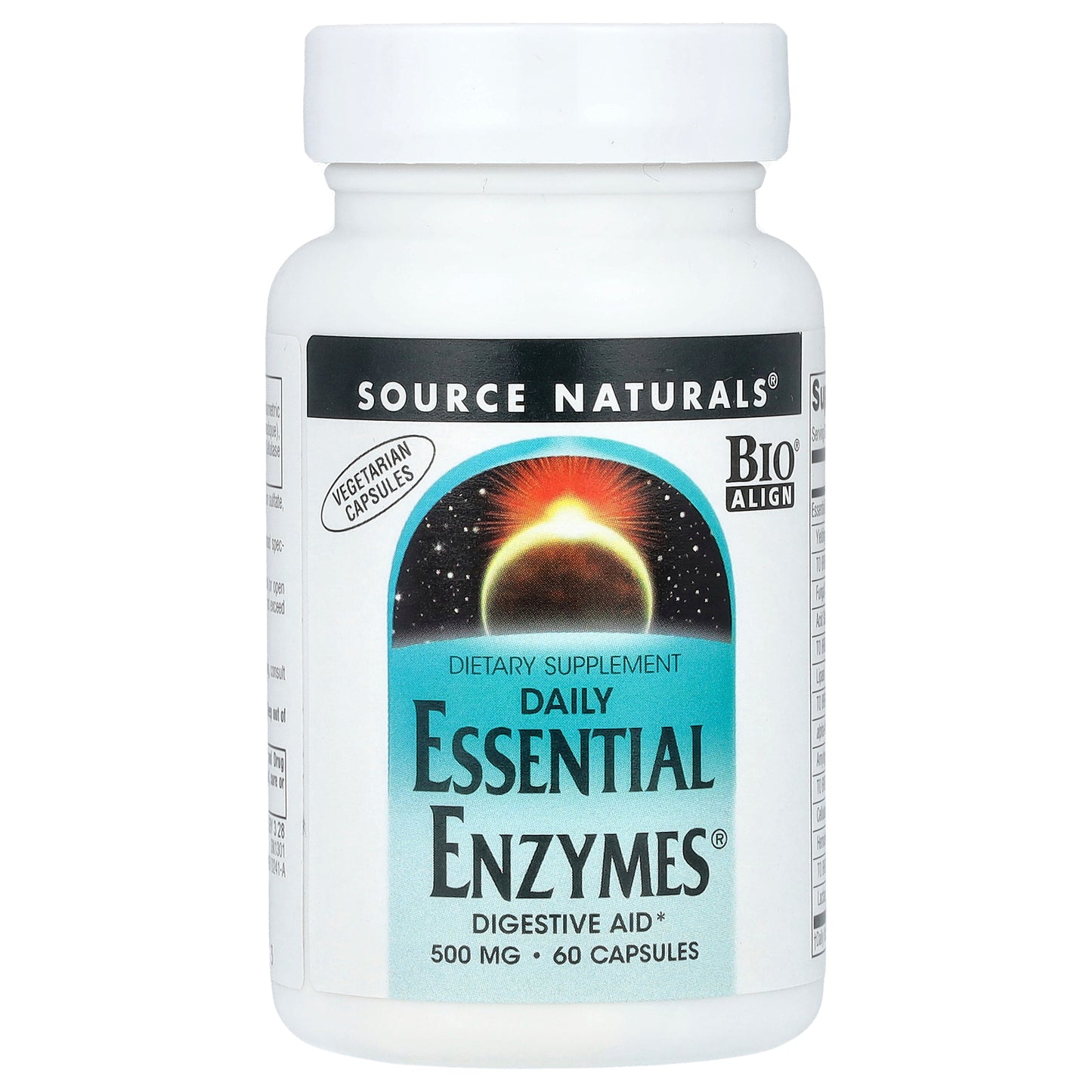 Source Naturals, Daily Essential Enzymes®, 500 mg, 60 Capsules