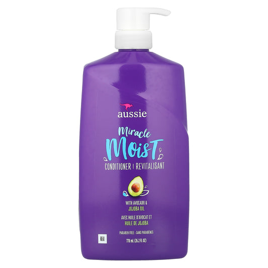 Aussie, Miracle Moist, Conditioner With Avocado & Jojoba Oil, 26.2 fl oz (778 ml)