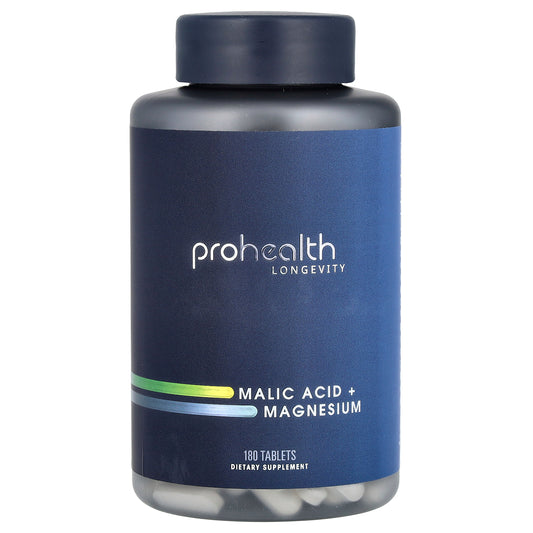 ProHealth Longevity, Malic Acid + Magnesium, 180 Tablets