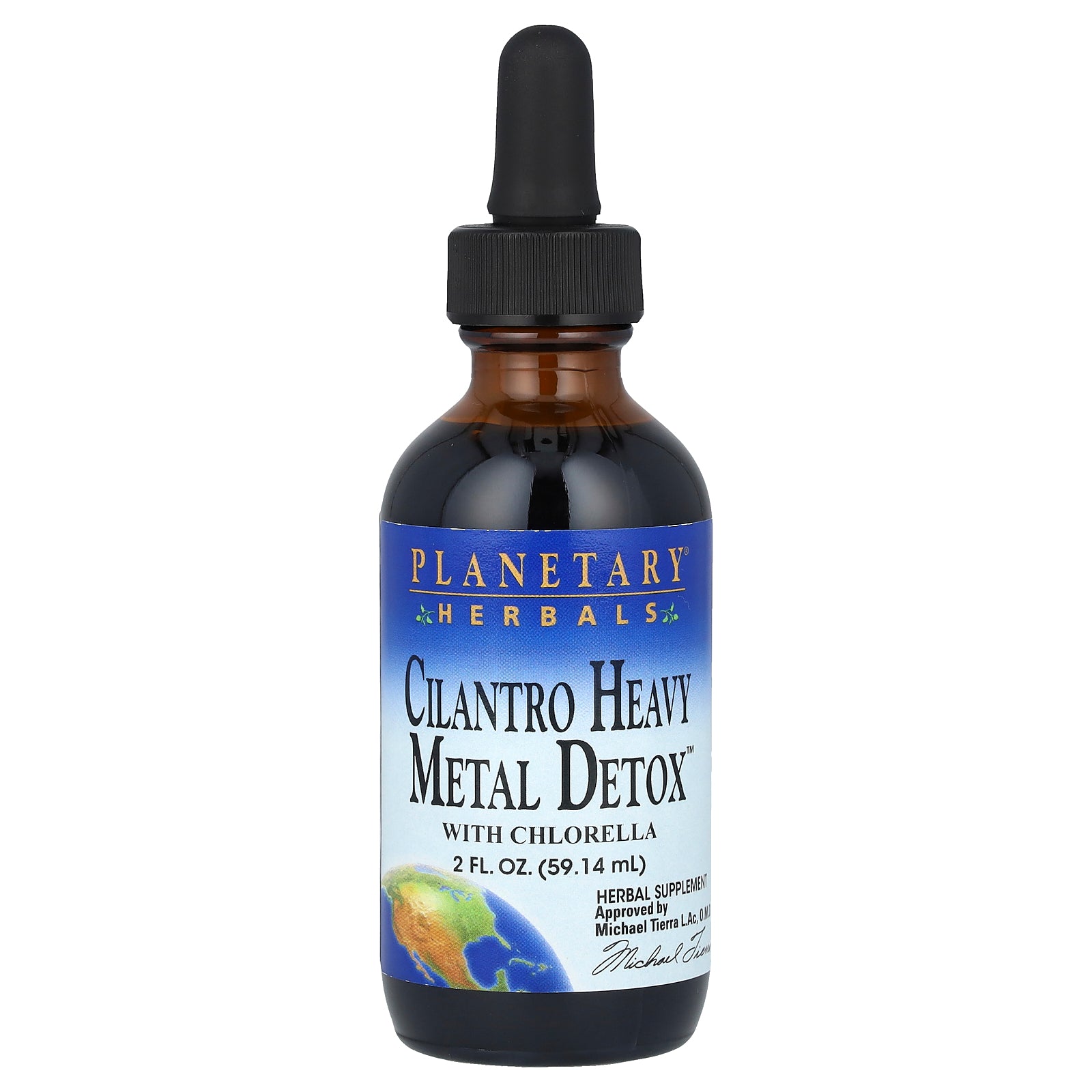 Planetary Herbals, Cilantro Heavy Metal Detox™ with Chlorella , 2 fl oz (59.14 ml)