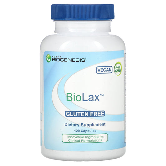 Nutra BioGenesis, BioLax, 120 Capsules