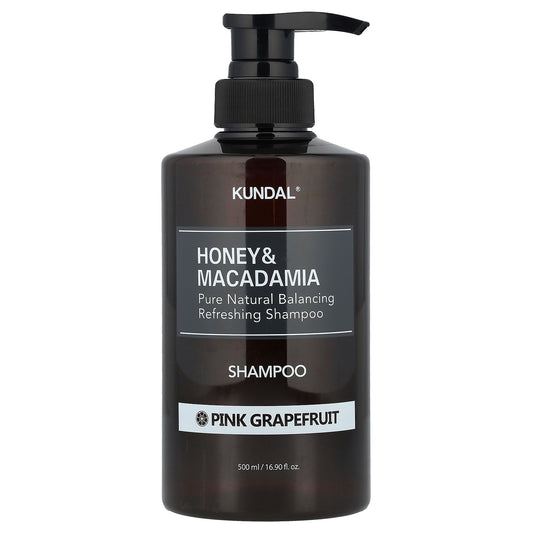 Kundal, Honey & Macadamia, Shampoo, Pink Grapefruit, 16.9 fl oz (500 ml)