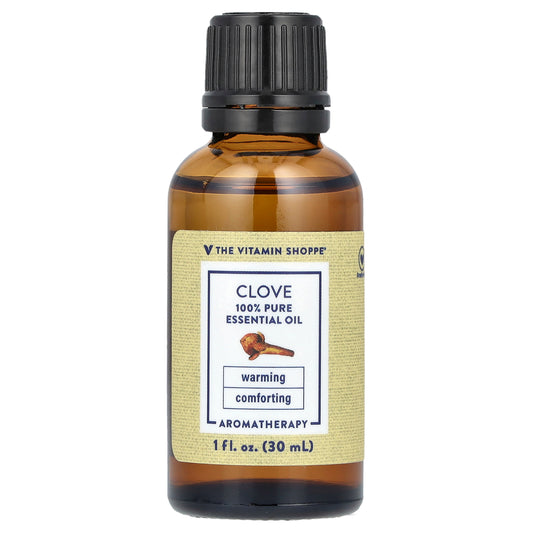 The Vitamin Shoppe, 100% Pure Essential Oil, Clove, 1 fl oz (30 ml)