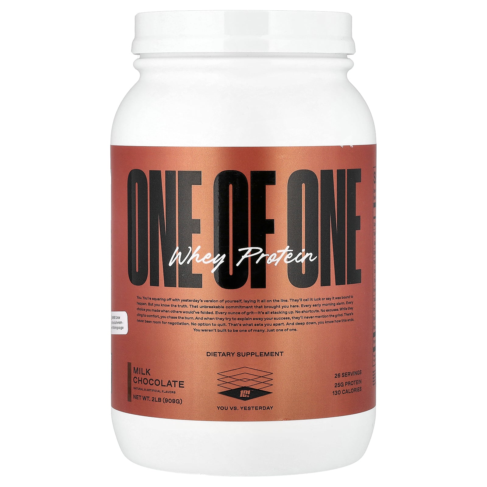 ONE OF ONE, Whey Protein, Milk Chocolate, 2 lb (908 g)