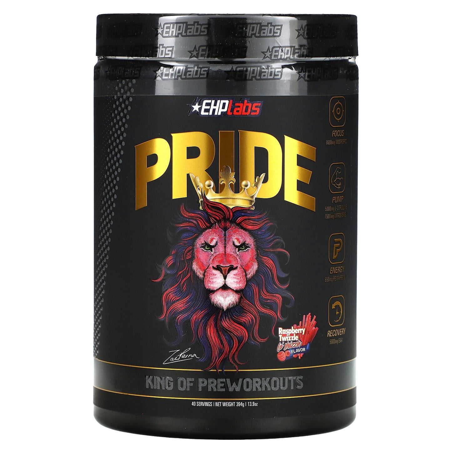 EHPlabs, Pride, King of Pre Workouts, Raspberry Twizzle Fo' Shizzle, 13.9 oz (394 g)