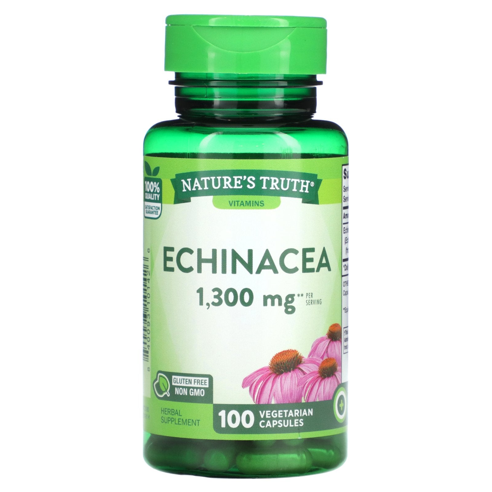 Nature's Truth, Echinacea, 100 Vegetarian Capsules (650 mg per Capsule)