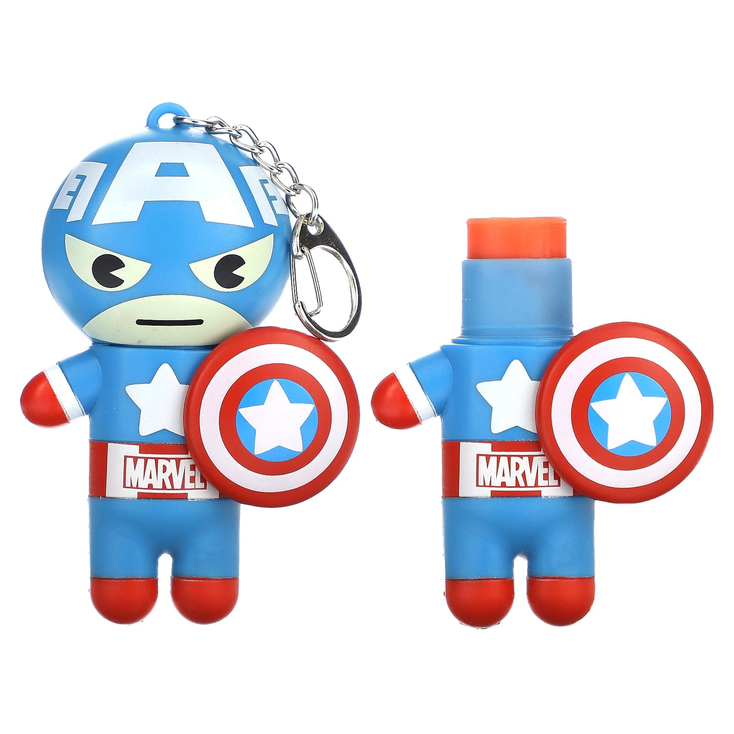 Lip Smacker, Marvel Captain America, Lip Balm, Red, White & Blue-Berry, 0.14 oz (4 g)