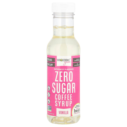 Wholesome Yum, Zero Sugar Coffee Syrup, Vanilla, 12 fl oz (354 ml)