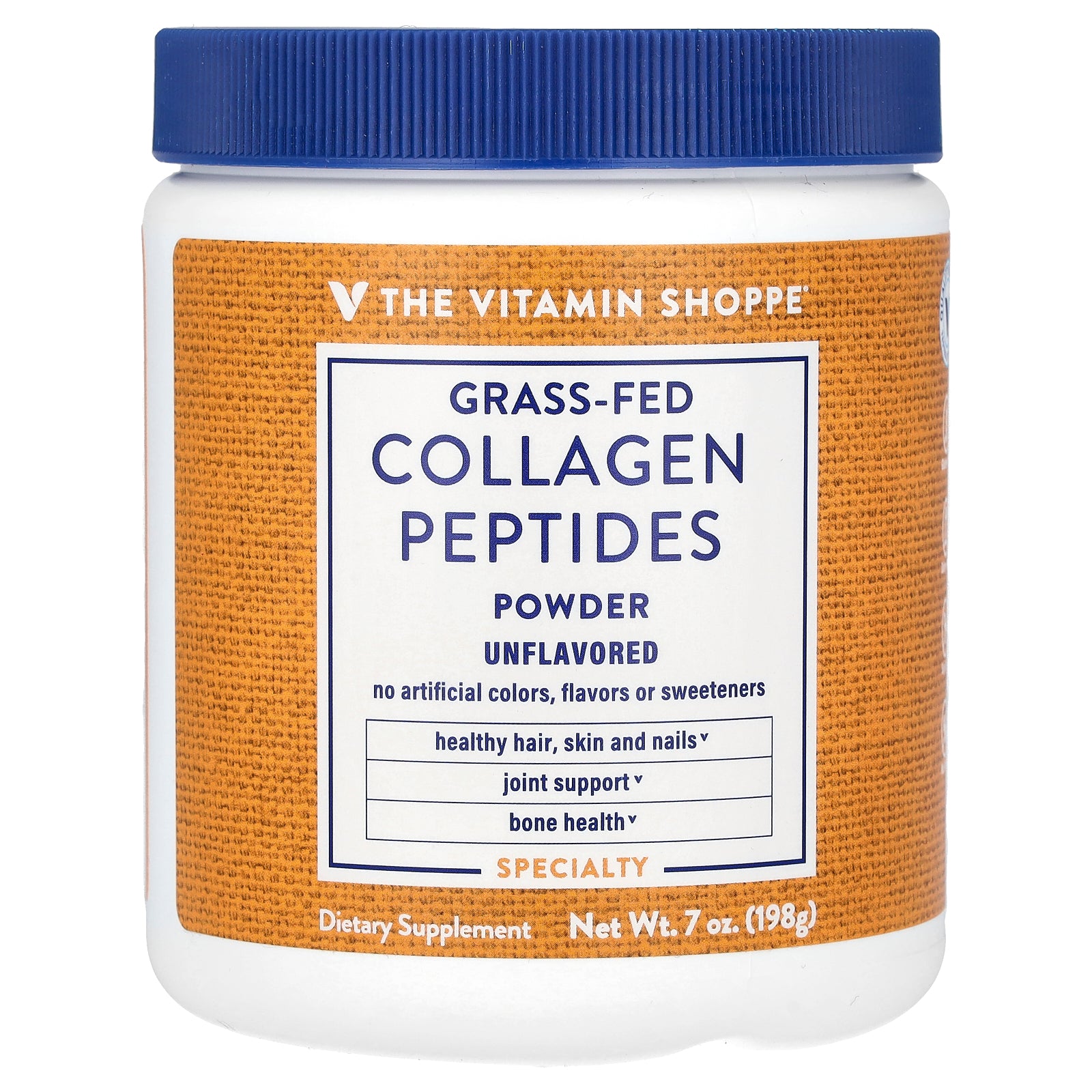 The Vitamin Shoppe, Grass-Fed Collagen Peptides Powder, Unflavored, 7 oz (198 g)