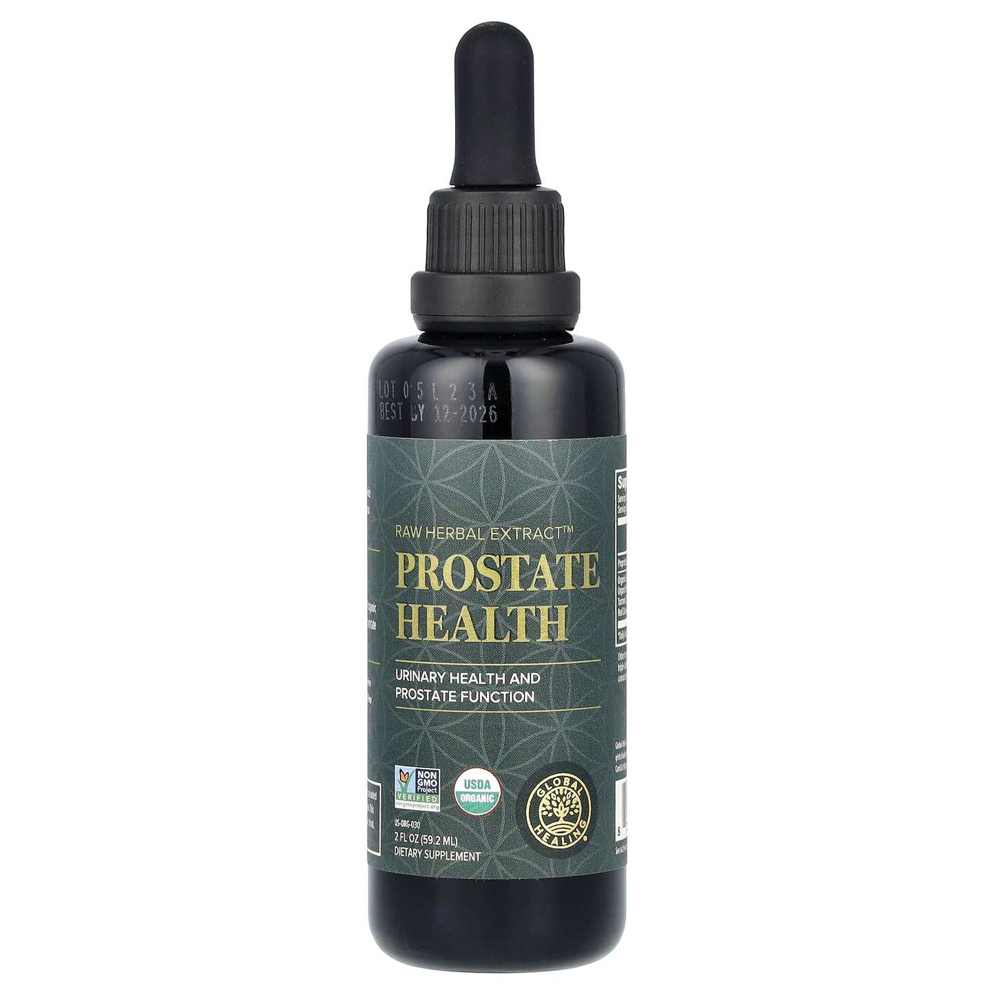 Global Healing, Raw Herbal Extract, Prostate Health, 2 fl oz (59.2 ml)