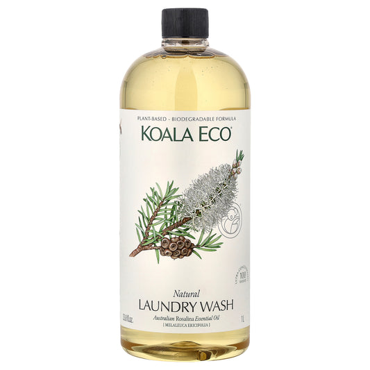Koala Eco, Natural Laundry Wash, Australian Rosalina Essential Oil, 33.8 fl oz (1 l)