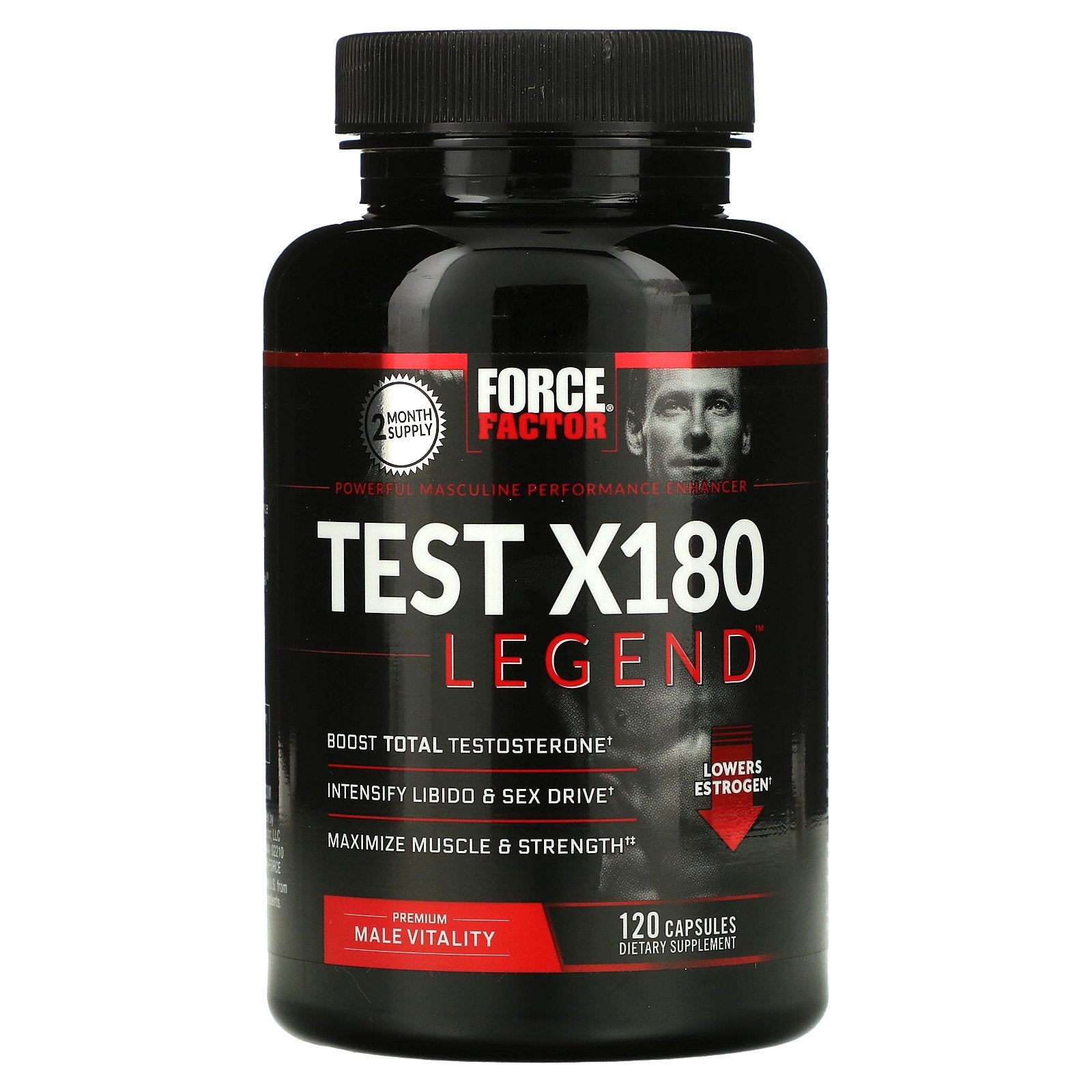 Force Factor, Test X180 Legend™, 120 Capsules