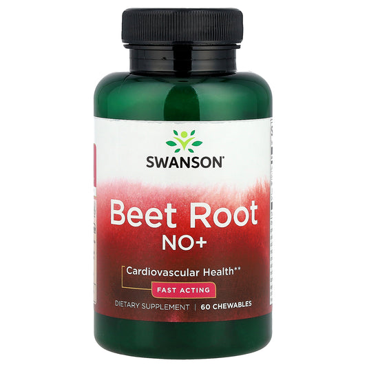 Swanson, Beet Root NO+, 60 Chewables