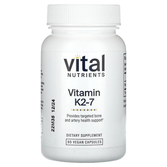 Vital Nutrients, Vitamin K2-7, 180 mcg, 60 Vegan Capsules