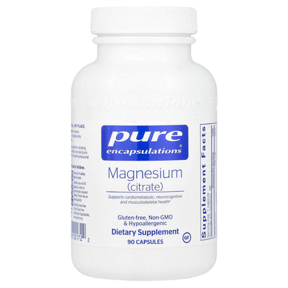 Pure Encapsulations, Magnesium (Citrate) , 90 Capsules