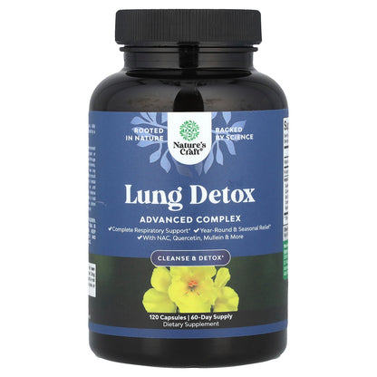 Nature's Craft, Lung Detox, 120 Capsules