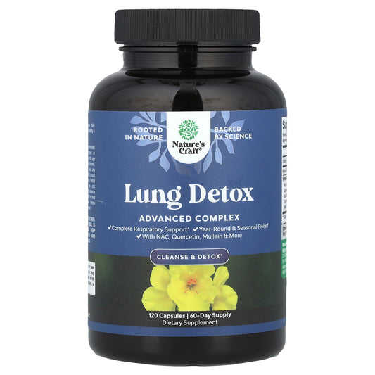 Nature's Craft, Lung Detox, 120 Capsules