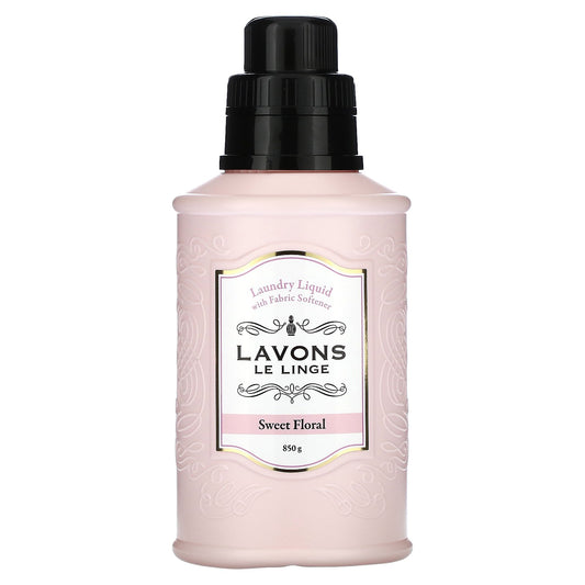 Lavons, Laundry Liquid with Fabric Softener, Sweet Floral , 30 oz (850 g)