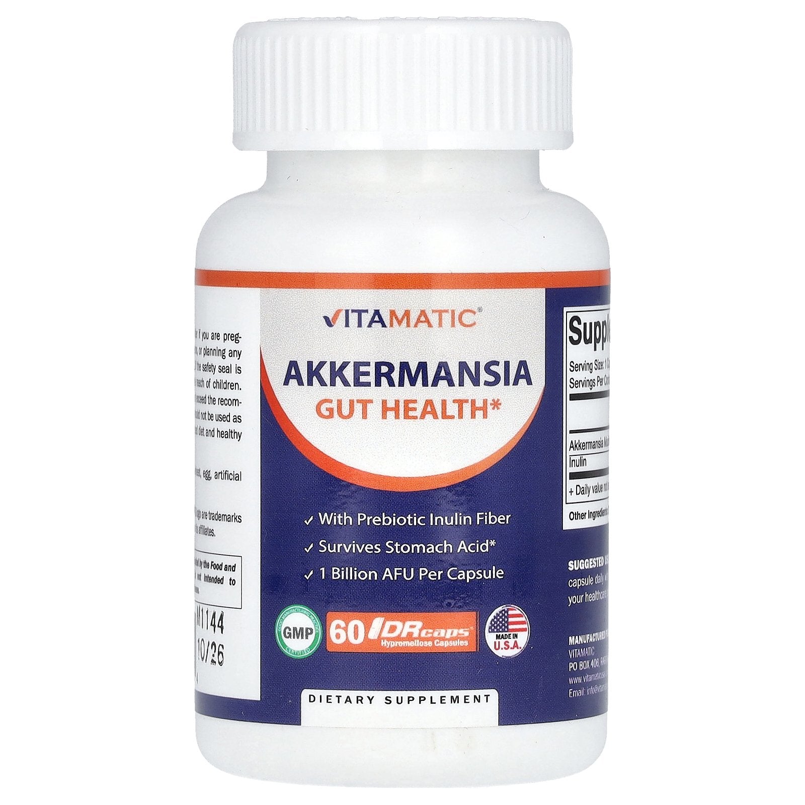 Vitamatic, Akkermansia, 60 DRCaps